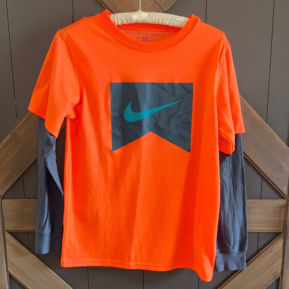 Nike long sleeve double tee